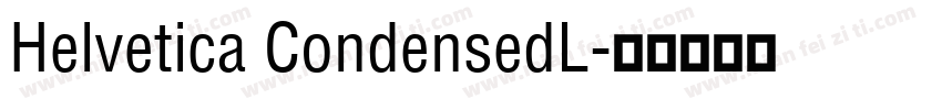 Helvetica CondensedL字体转换